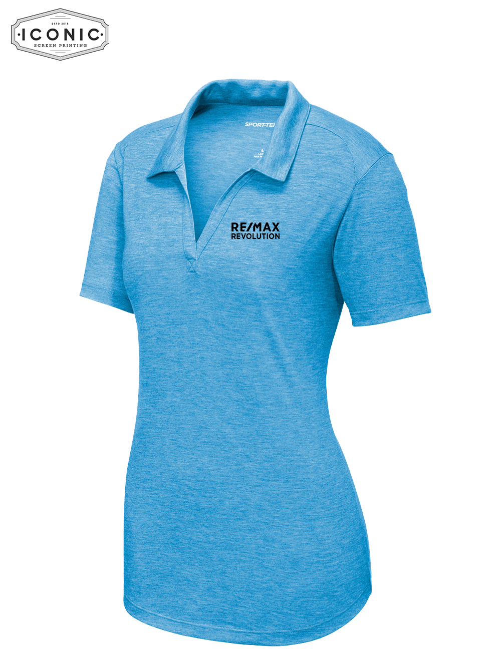 RE/MAX Revolution - Ladies PosiCharge Tri-Blend Wicking Polo - Embroidery