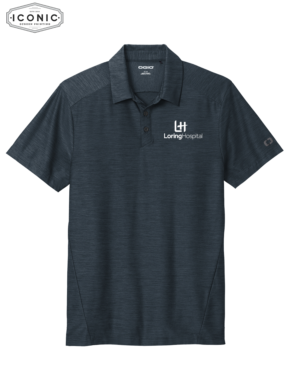 Loring Hospital Slate Polo