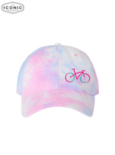 Load image into Gallery viewer, Bicycle - Tie-Dyed Dad Hat
