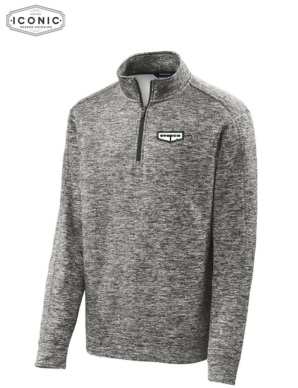 Evapco for Life - PosiCharge Electric Heather Fleece 1/4-Zip Pullover - Embroidery