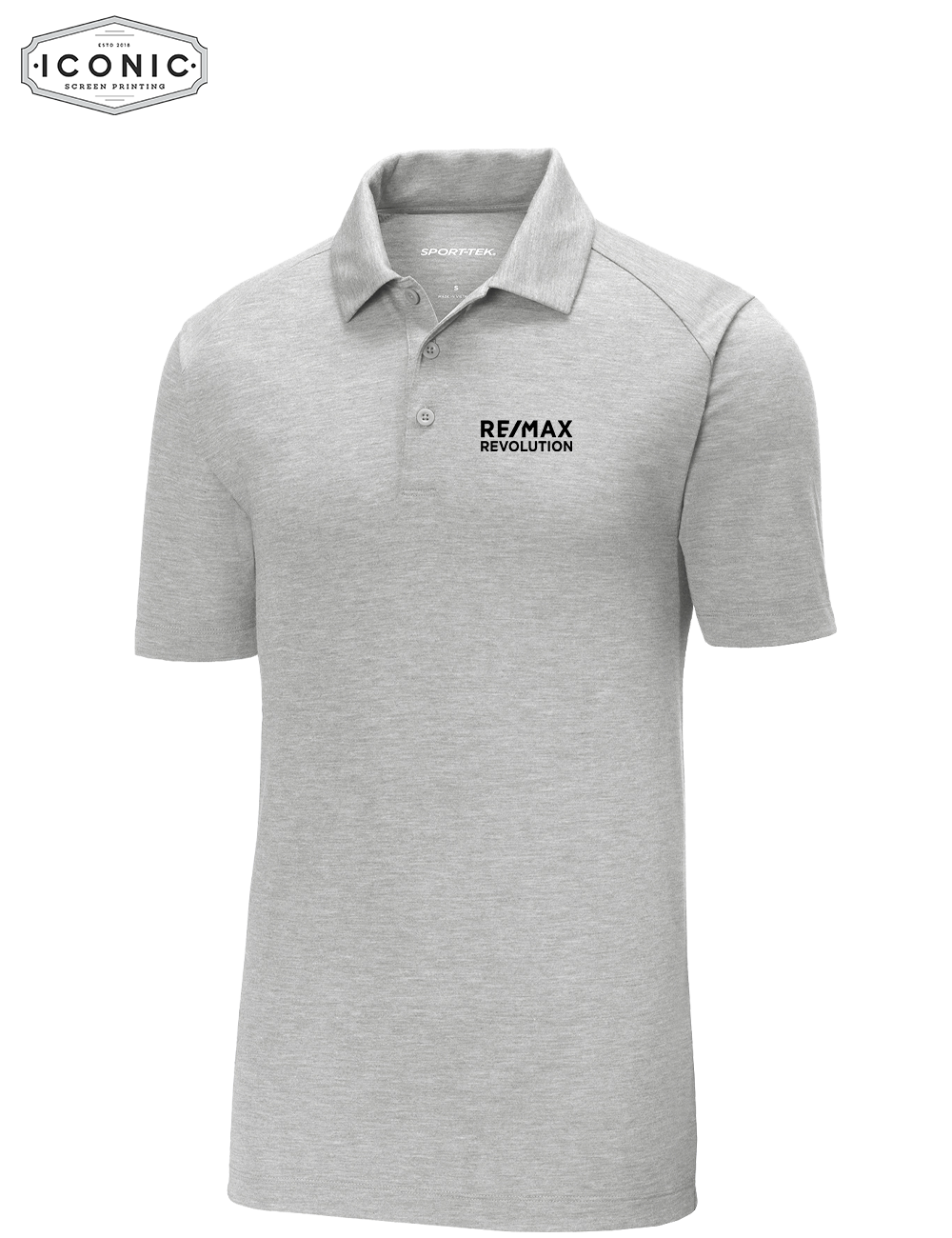 RE/MAX Revolution - PosiCharge Tri-Blend Wicking Polo - Embroidery
