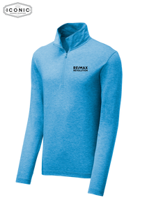 RE/MAX Revolution - PosiCharge Tri-Blend Wicking 1/4-Zip Pullover - Embroidery