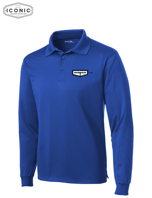 Evapco for Life - Long Sleeve Micropique Sport-Wick Polo - Embroidery