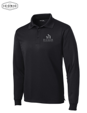Load image into Gallery viewer, Rieber Contracting - Long Sleeve Micropique Sport-Wick Polo - Embroidery
