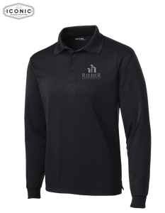 Rieber Contracting - Long Sleeve Micropique Sport-Wick Polo - Embroidery