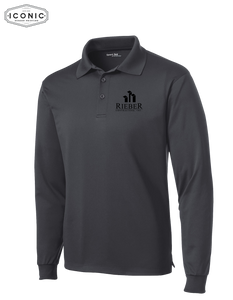 Rieber Contracting - Long Sleeve Micropique Sport-Wick Polo - Embroidery