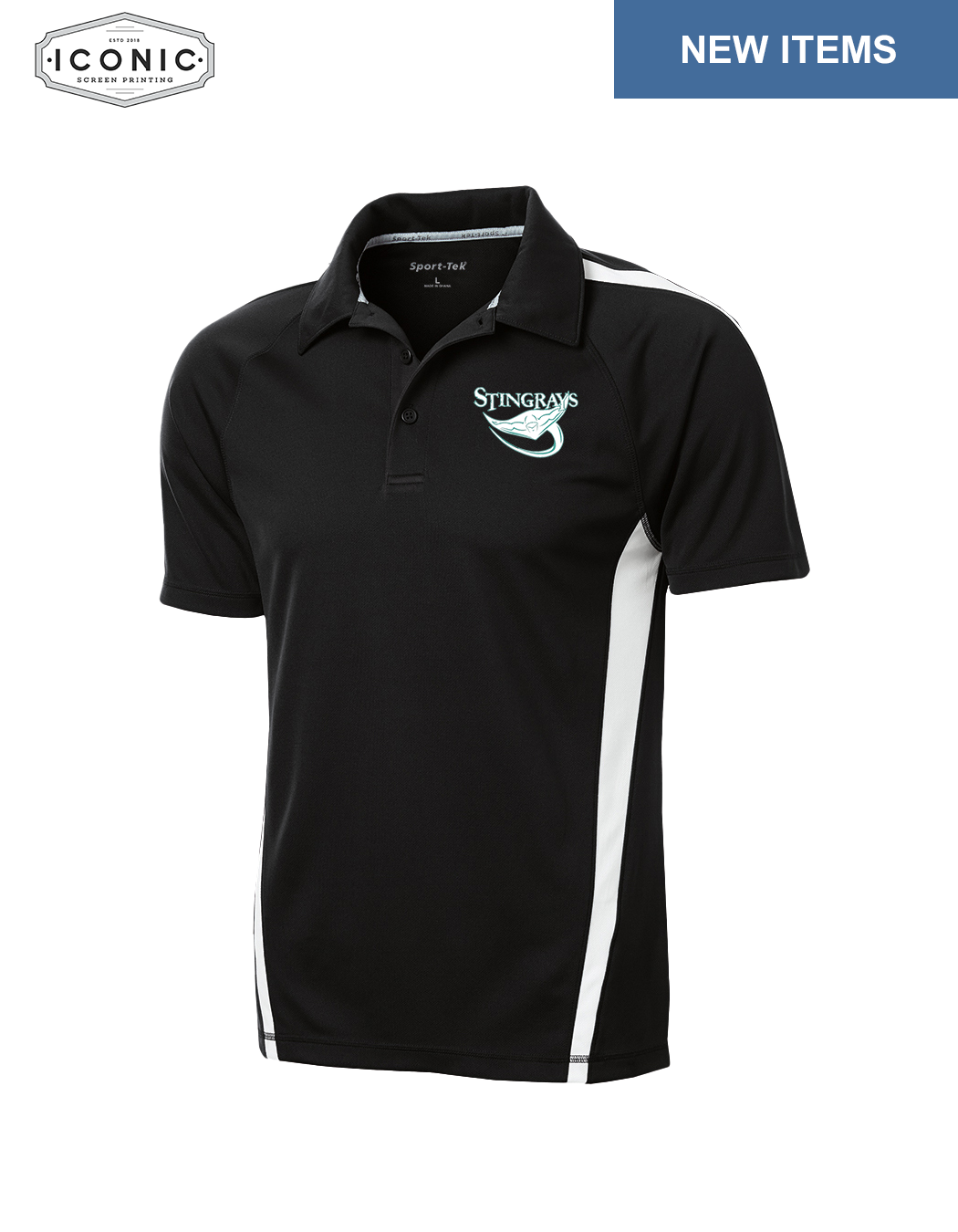 Stingrays - Sport-Tek PosiCharge Micro-Mesh Colorblock Polo