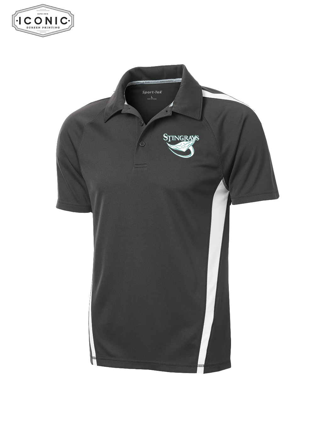 Stingrays - Sport-Tek PosiCharge Micro-Mesh Colorblock Polo