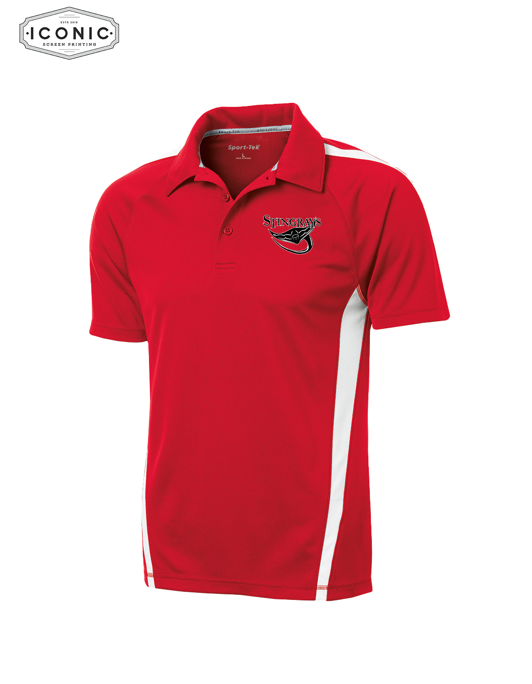 Stingrays - Sport-Tek PosiCharge Micro-Mesh Colorblock Polo