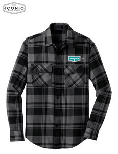 Evapco for Life - Plaid Flannel Shirt - Embroidery
