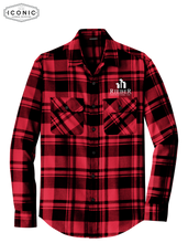 Load image into Gallery viewer, Rieber Contracting - Plaid Flannel Shirt - Embroidery
