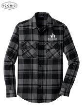 Load image into Gallery viewer, Rieber Contracting - Plaid Flannel Shirt - Embroidery
