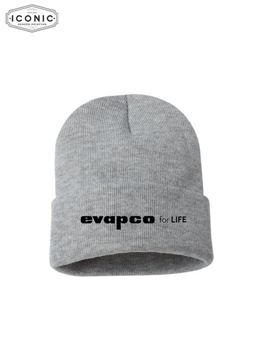 Evapco - Solid 12" Cuffed Beanie