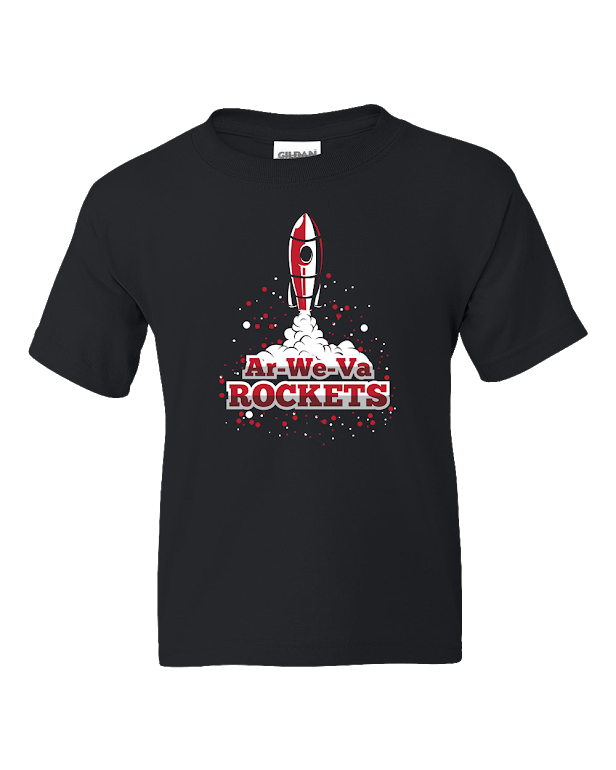 Rocket Blasting Off - DryBlend T-shirt