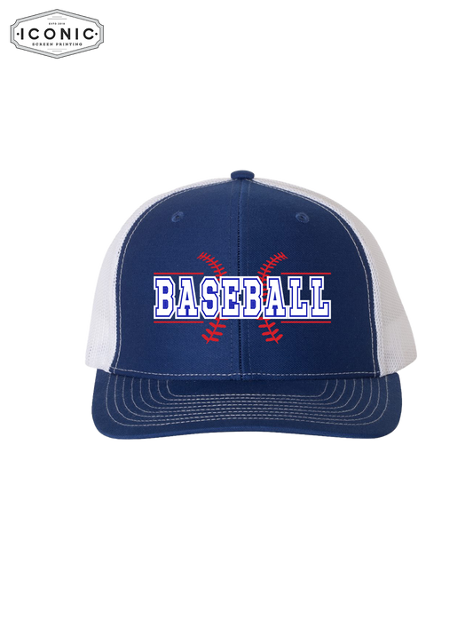 Baseball - Maddox Cotton Twill Snapback Trucker Cap