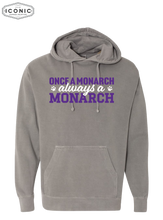Load image into Gallery viewer, Always A Monarch - Comfort Colors Garment Dyed Hooded Sweatshirt
