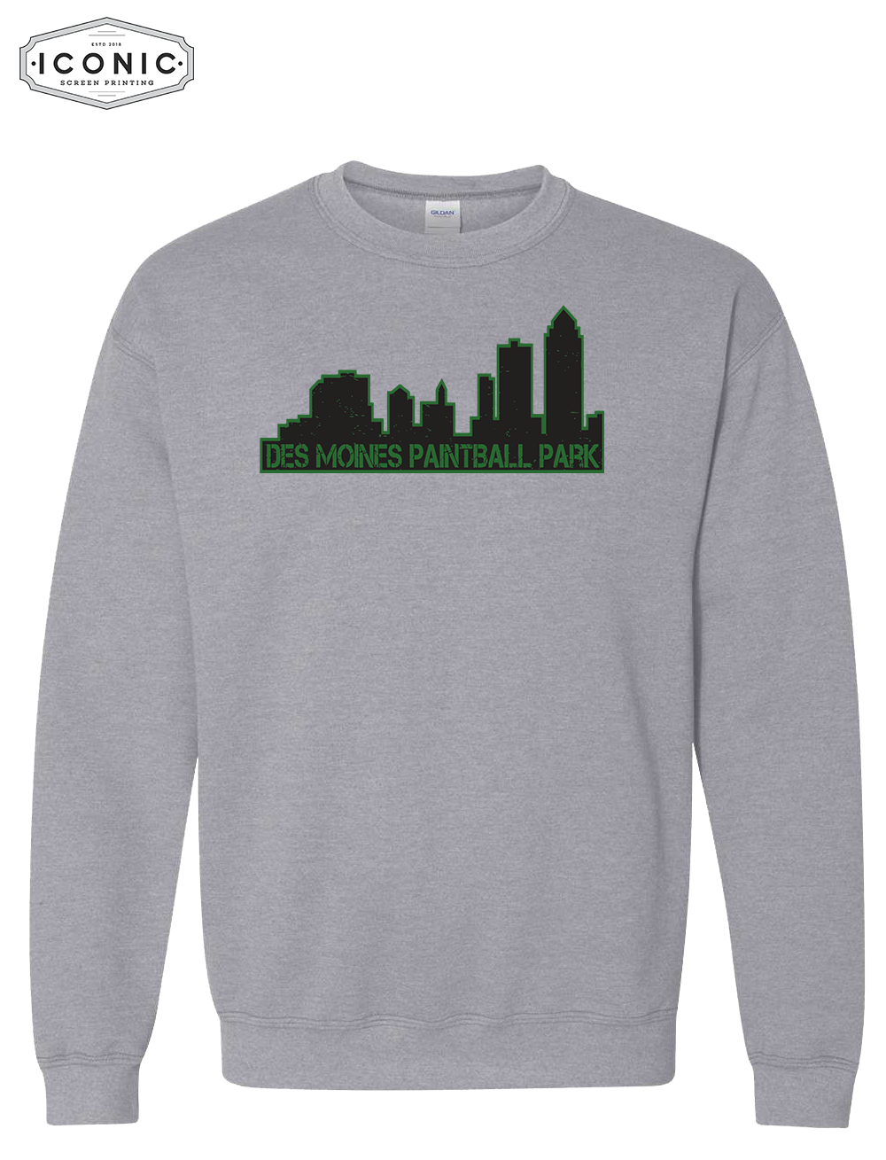 Des Moines Paintball Park - Heavy Blend Sweatshirt