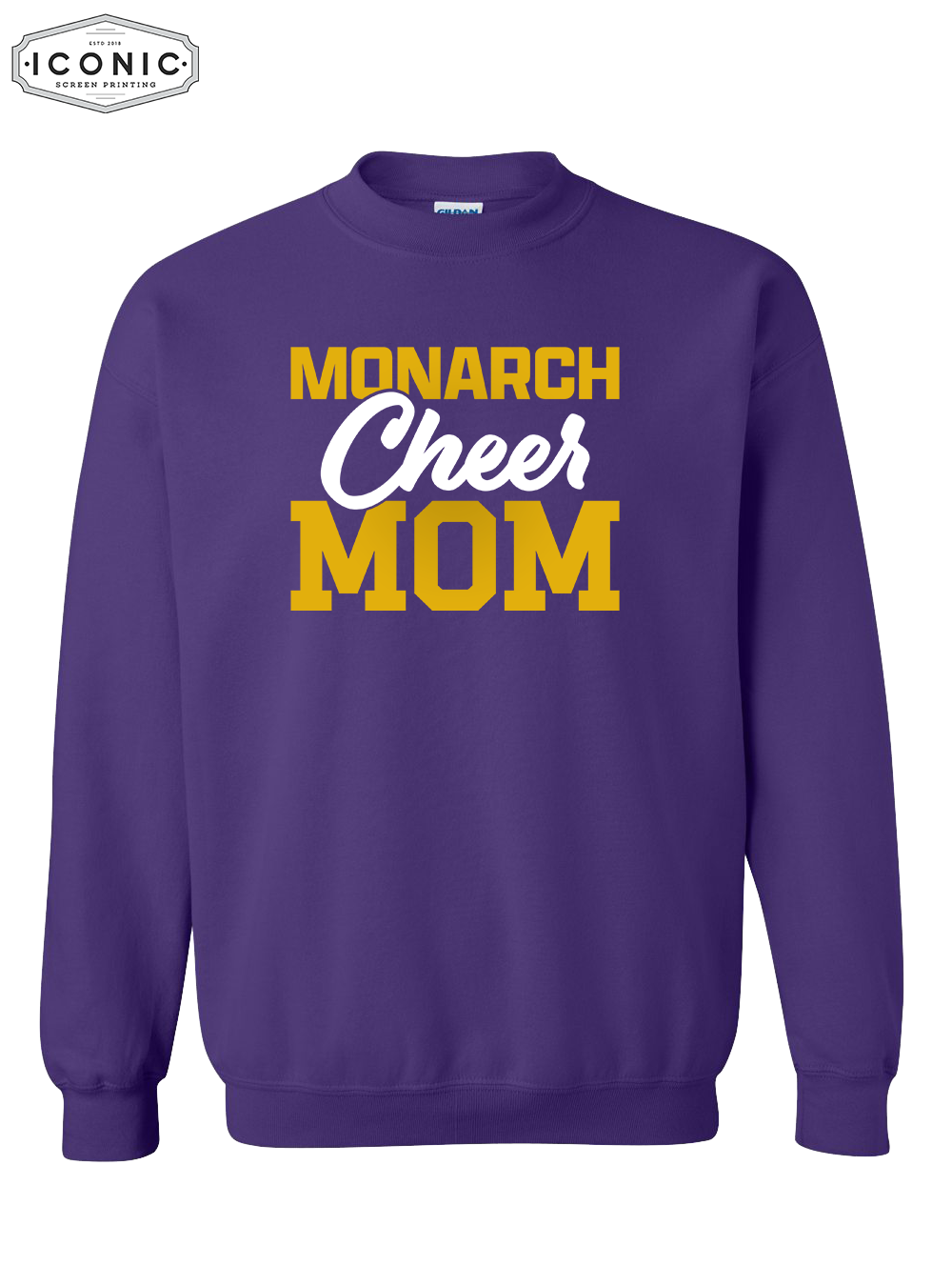 Cheer Mom (Glitter Ink) - Heavy Blend Sweatshirt