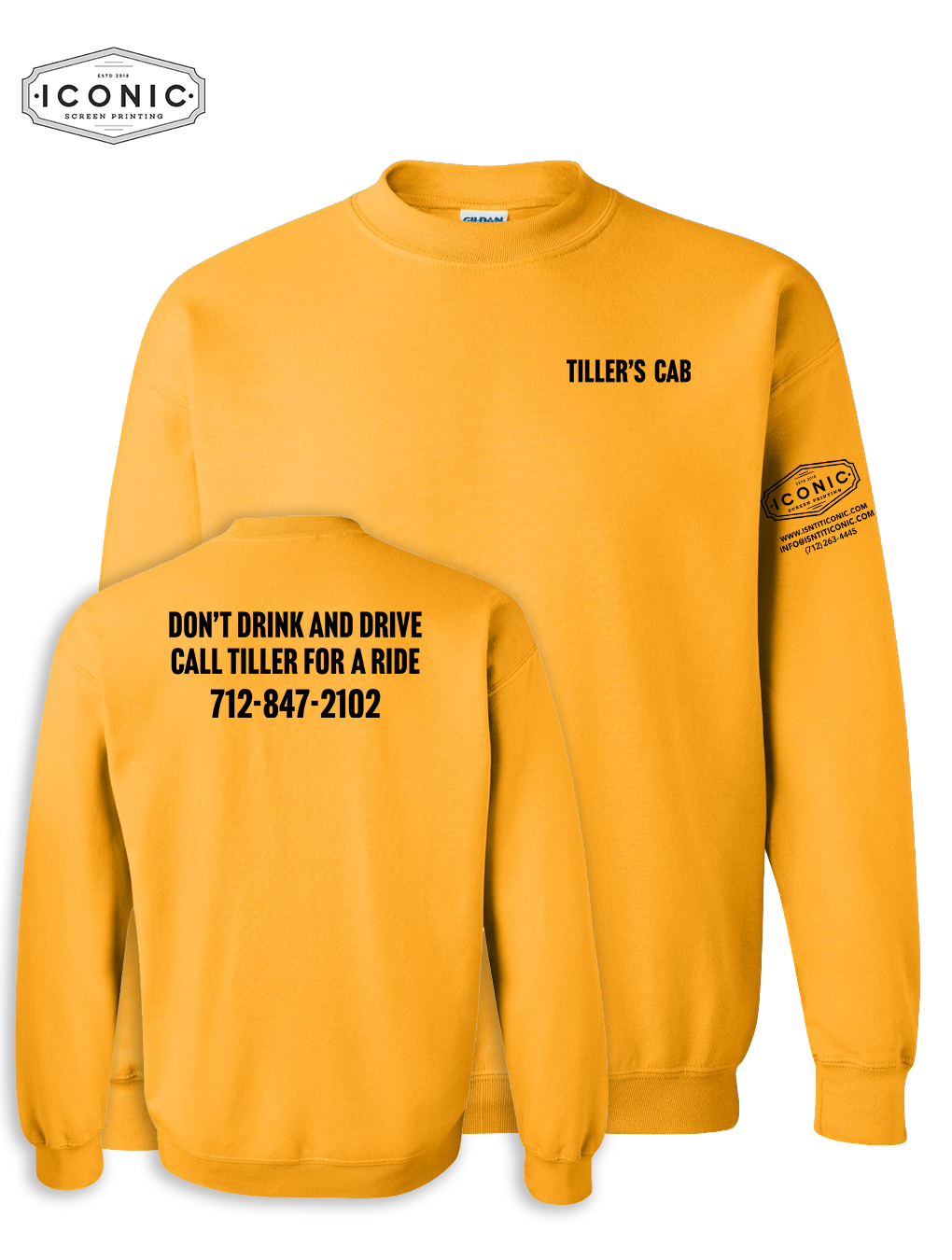 Tiller's Cab - Heavy Blend Sweatshirt