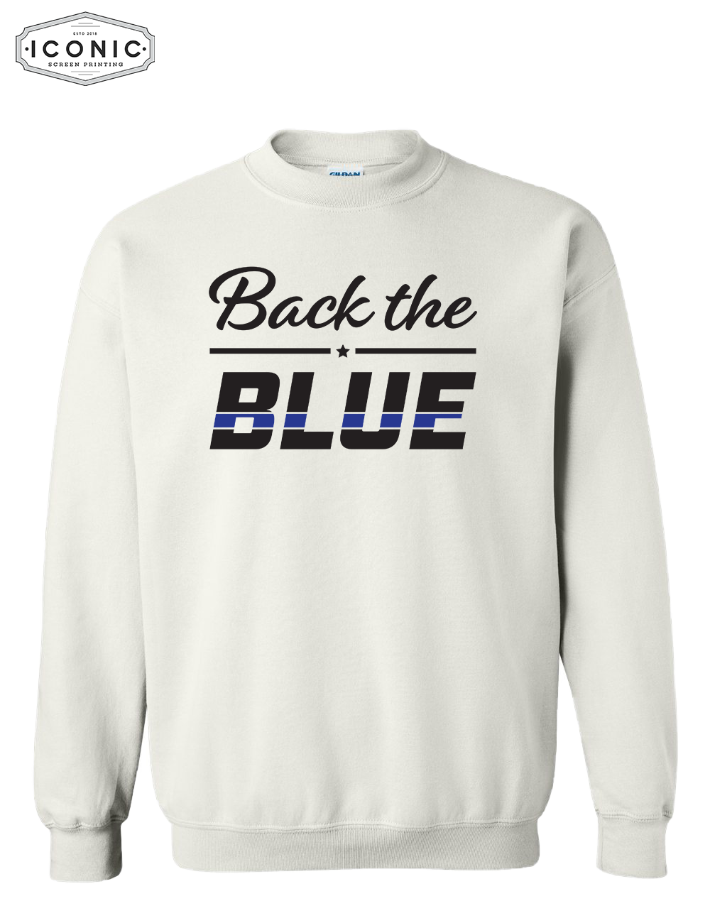 Back The Blue - Heavy Blend Sweatshirt