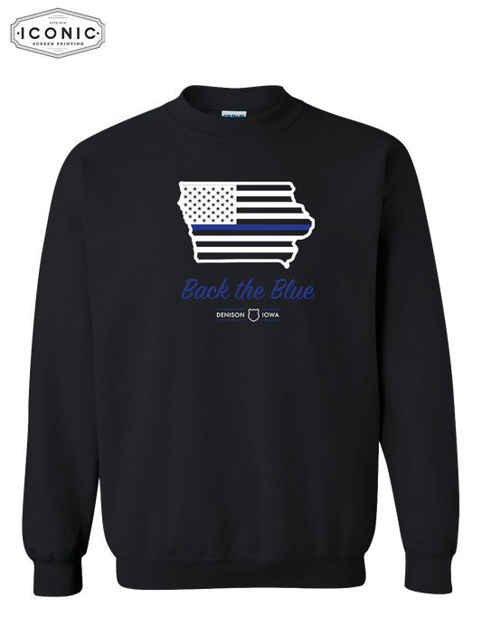 Back The Blue Iowa - Heavy Blend Sweatshirt
