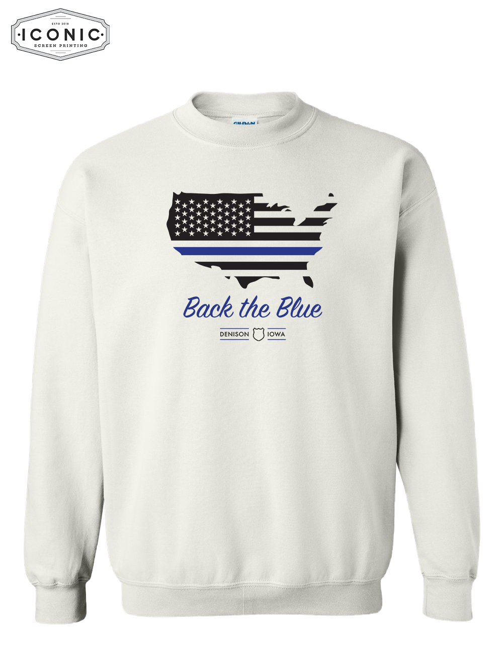 Back The Blue United States - Heavy Blend Sweatshirt