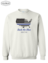Load image into Gallery viewer, Back The Blue United States - Heavy Blend Sweatshirt
