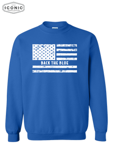 US Flag Back The Blue - Heavy Blend Sweatshirt