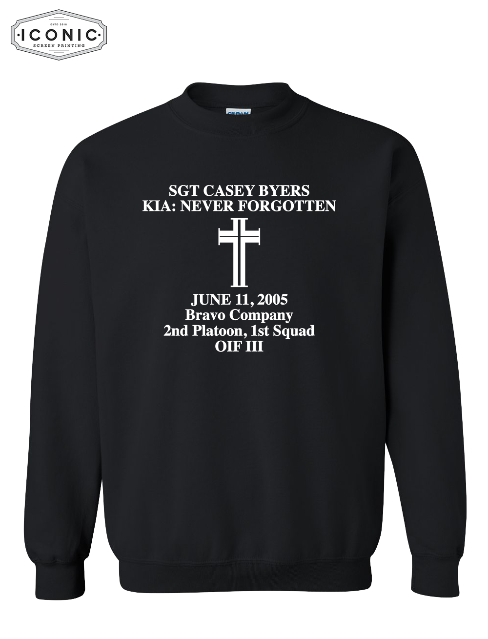 SGT Casey Byers: Never Forgotten - Heavy Blend Sweatshirt