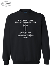 Load image into Gallery viewer, SGT Casey Byers: Never Forgotten - Heavy Blend Sweatshirt
