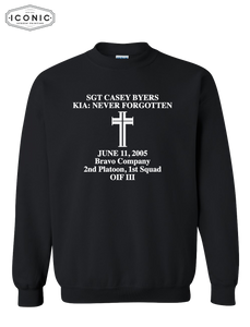 SGT Casey Byers: Never Forgotten - Heavy Blend Sweatshirt