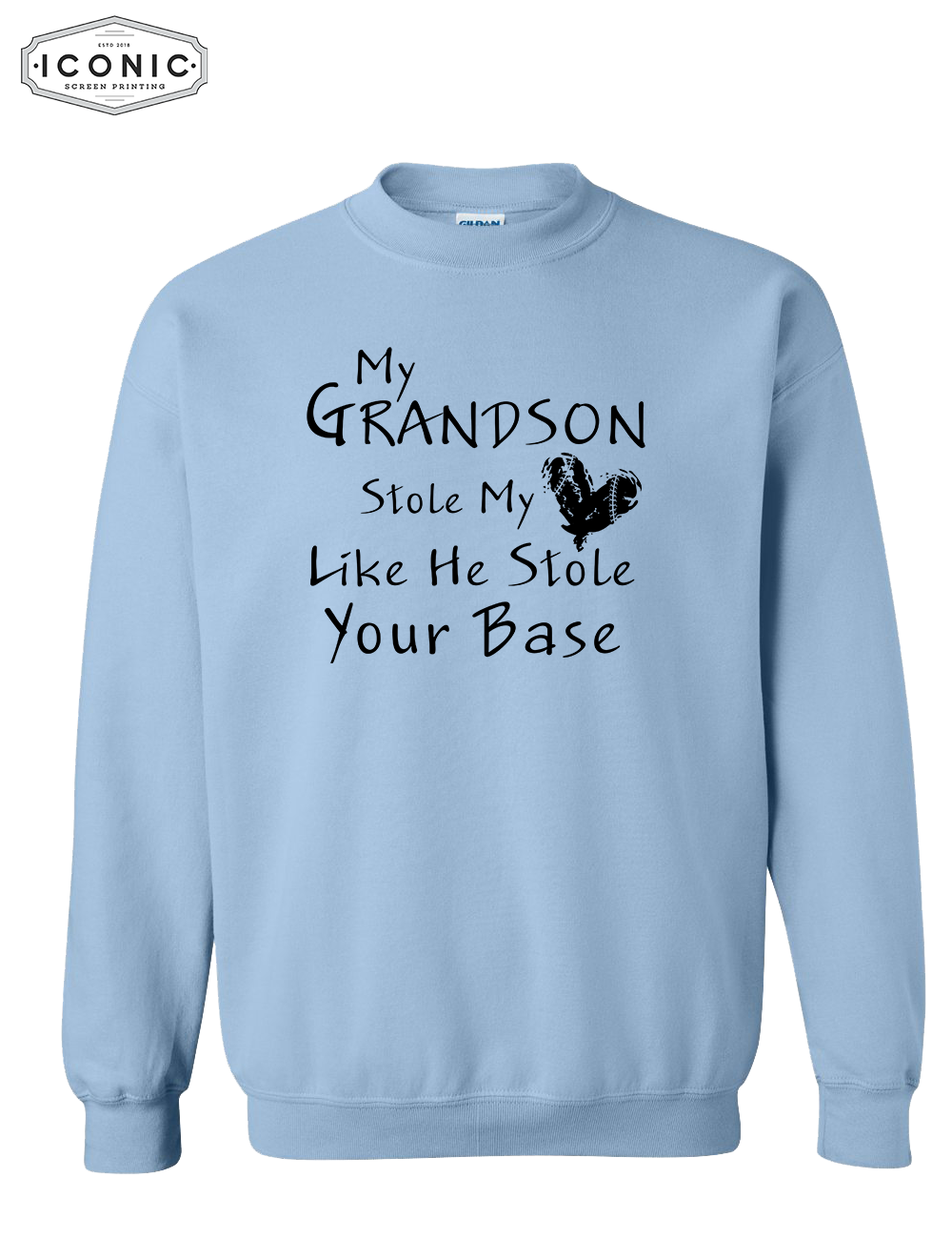 My Grandson Stole My Heart - Heavy Blend Sweatshirt