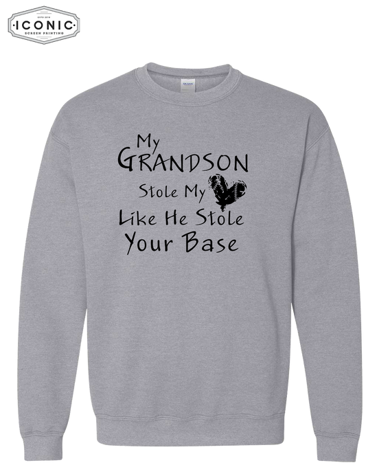 My Grandson Stole My Heart - Heavy Blend Sweatshirt