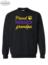 Load image into Gallery viewer, Proud Monarch Grandma/Grandpa - Heavy Blend Sweatshirt
