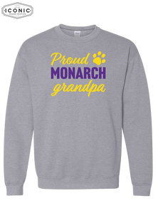Proud Monarch Grandma/Grandpa - Heavy Blend Sweatshirt