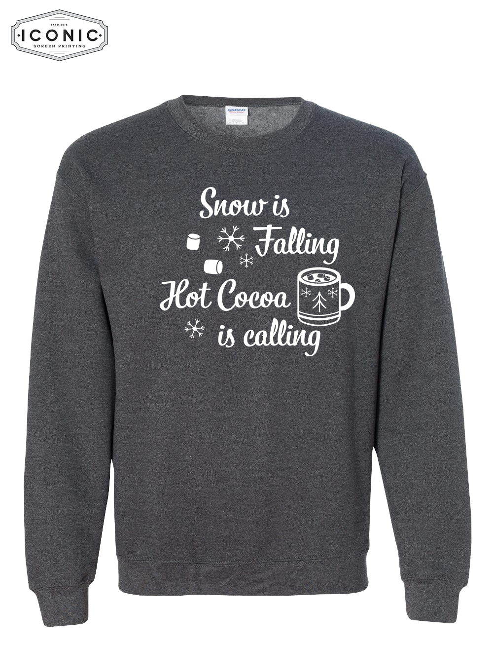 Snow Is Falling, Cocoa Is Calling - Heavy Blend Sweatshirt