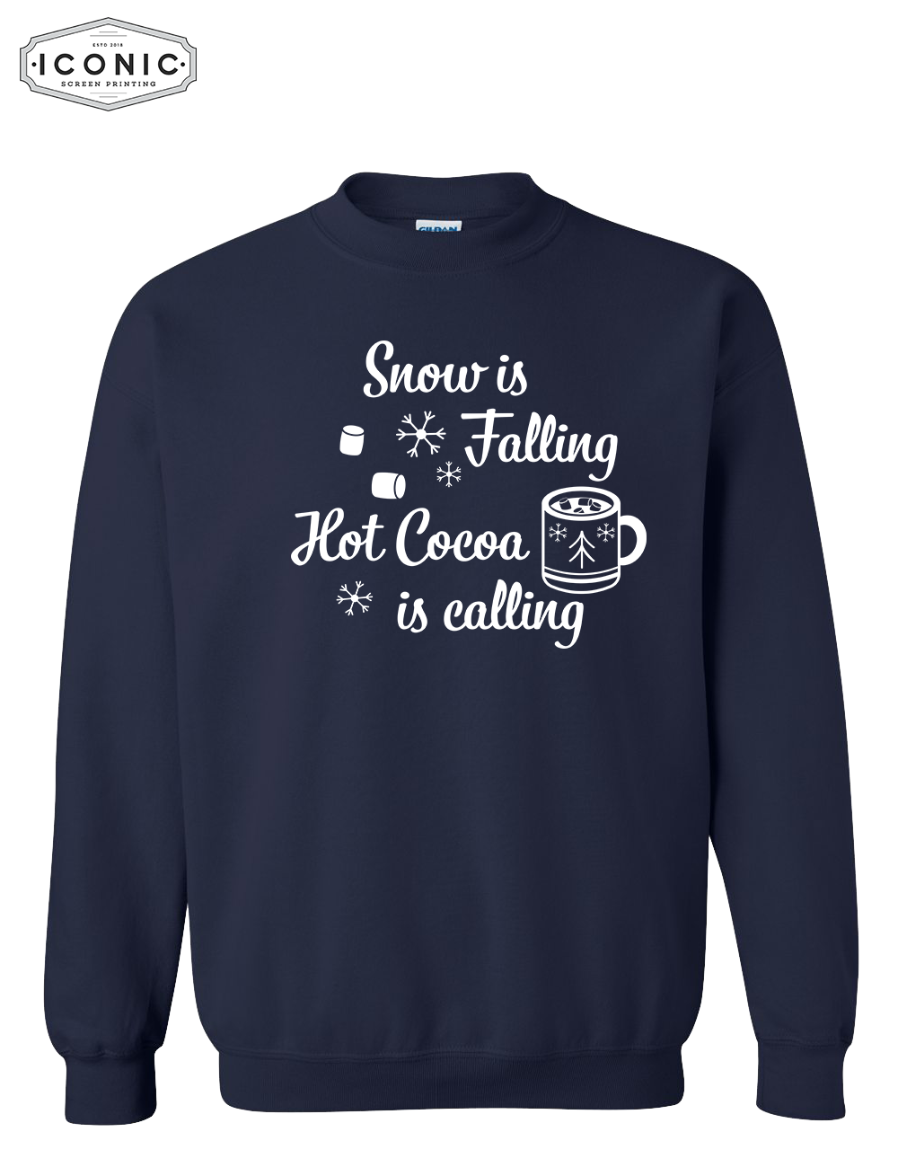 Snow Is Falling, Cocoa Is Calling - Heavy Blend Sweatshirt