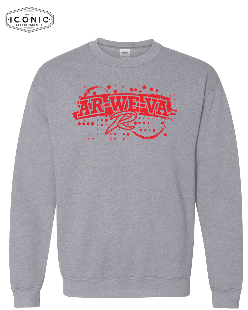 Ar-We-Va Rockets - Heavy Crewneck Sweatshirt