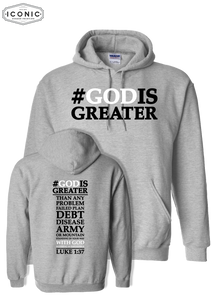 #God Is Greater - Heavy Blend Hooded Sweatshirt