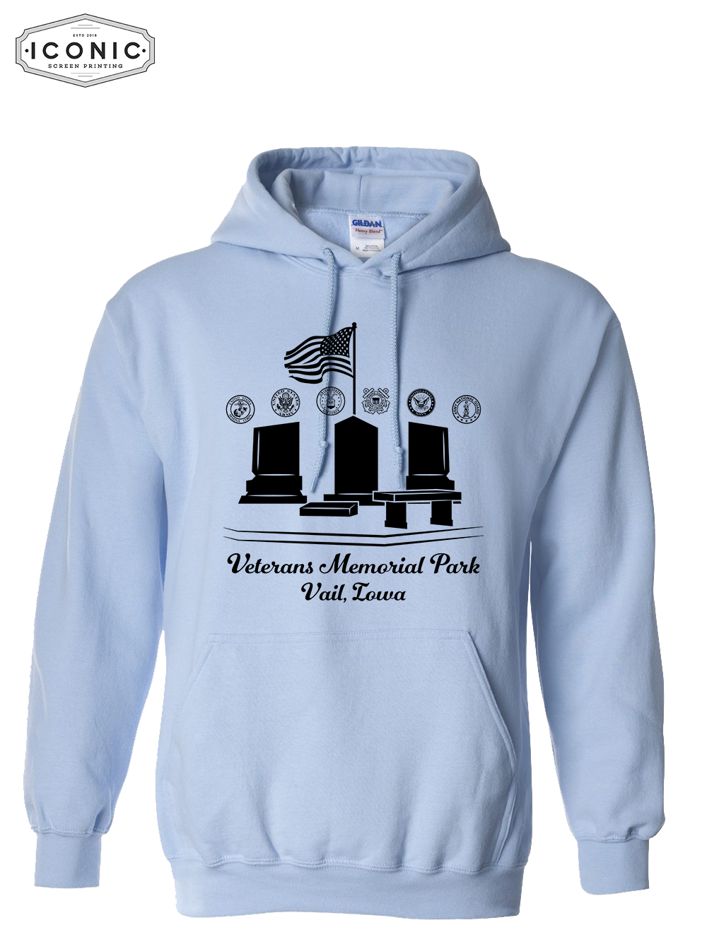 Vail's Veterans Memorial Park - Heavy Blend Hooded Sweatshirt
