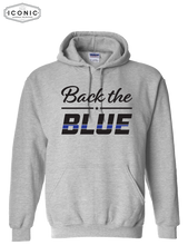 Load image into Gallery viewer, Back The Blue - Heavy Blend Hooded Sweatshirt
