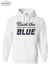 Load image into Gallery viewer, Back The Blue - Heavy Blend Hooded Sweatshirt
