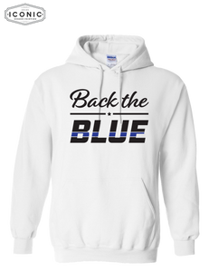 Back The Blue - Heavy Blend Hooded Sweatshirt