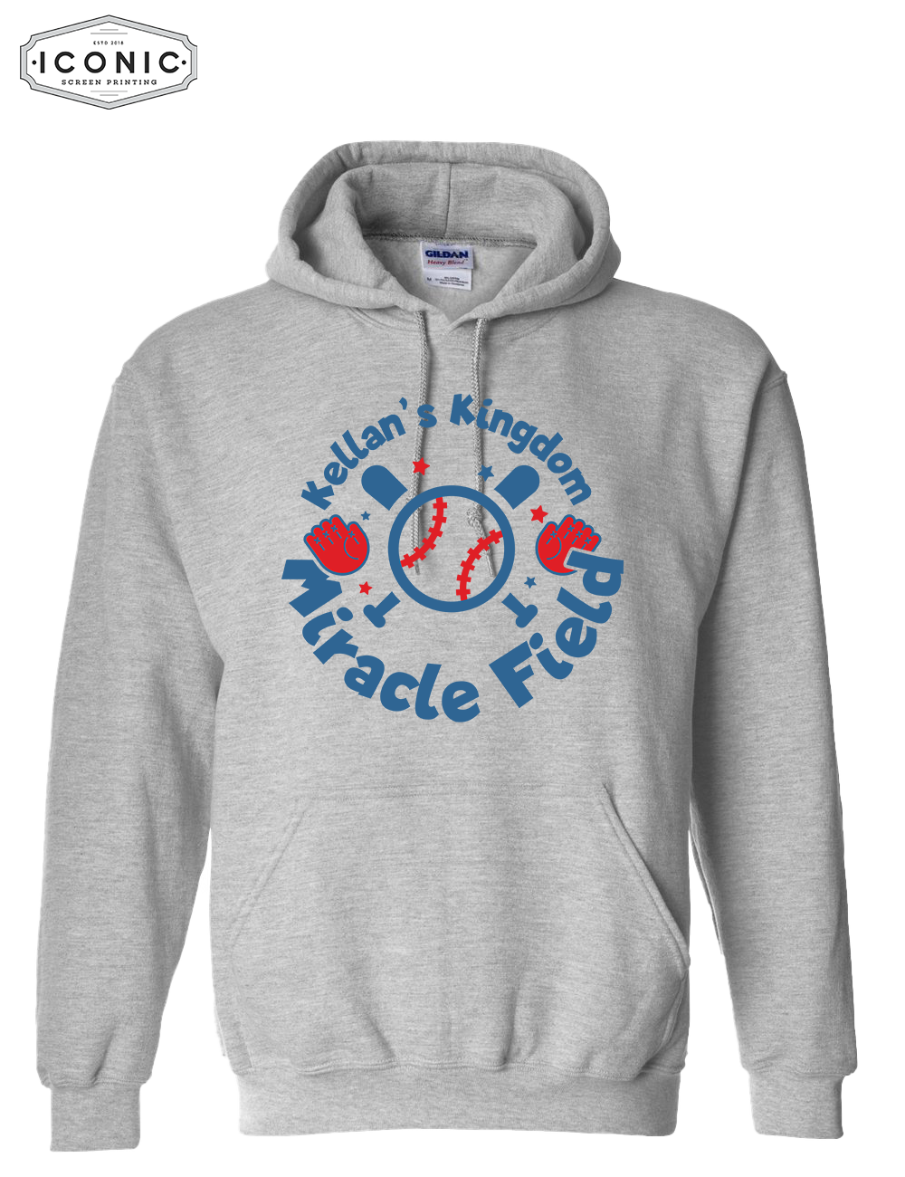 Baseball Glove - Heavy Blend Hooded Sweatshirt