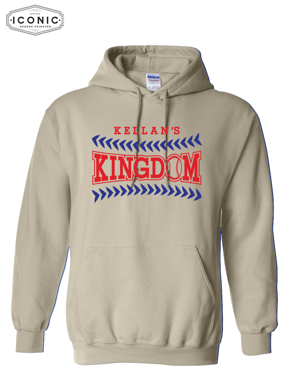 Baseball Kellan's Kingdom - Heavy Blend Hooded Sweatshirt