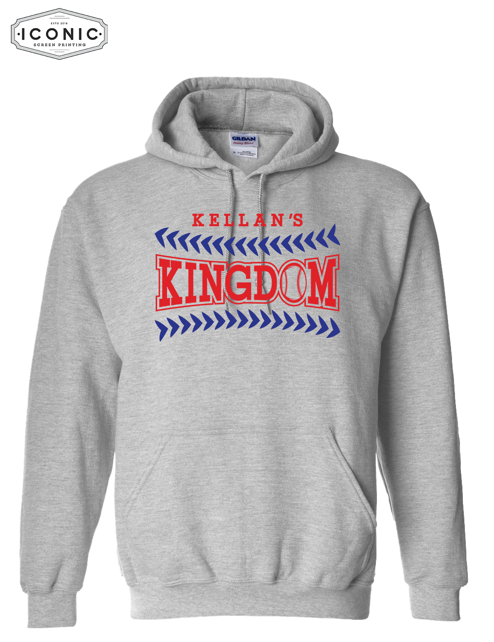 Baseball Kellan's Kingdom - Heavy Blend Hooded Sweatshirt