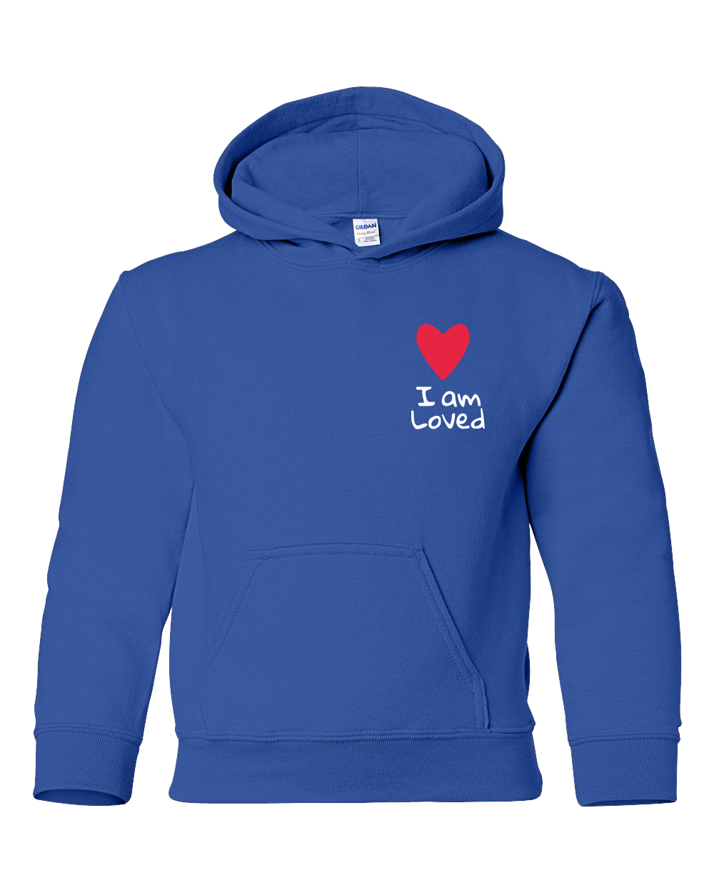 I Am Loved P&L - Heavy Blend Youth Hooded Sweatshirt
