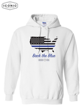 Load image into Gallery viewer, Back The Blue United States - Heavy Blend Hooded Sweatshirt
