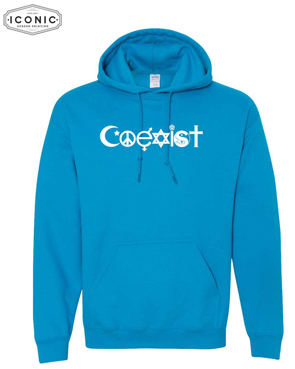 COEXIST- Heavy Blend Hooded Sweatshirt