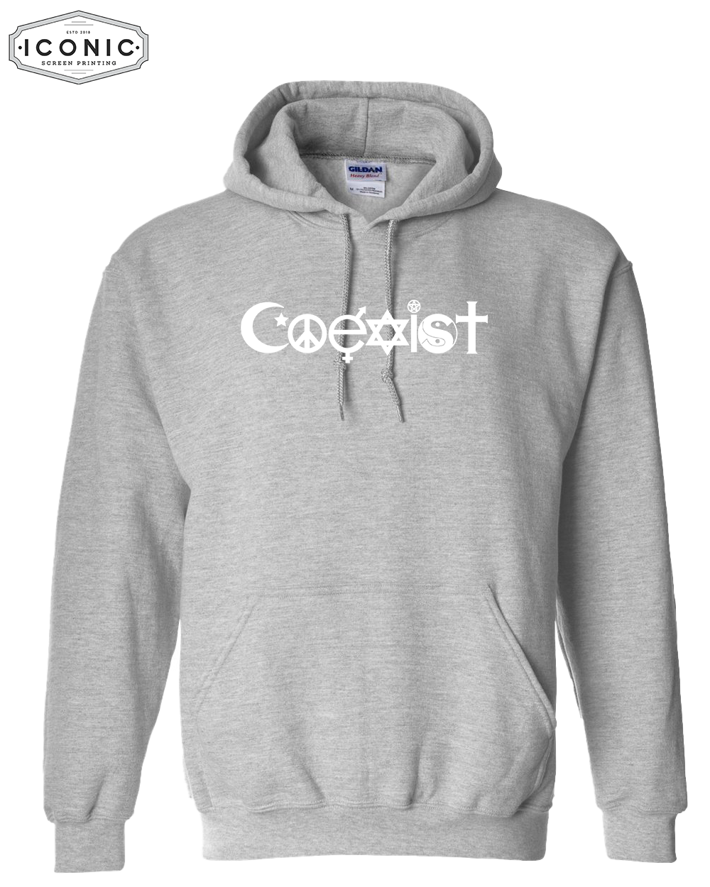 COEXIST- Heavy Blend Hooded Sweatshirt